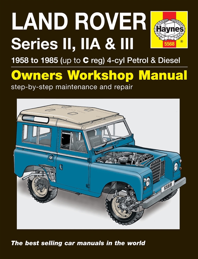 Haynes Land Rover Serie II, IIa og III Benzin & Diesel